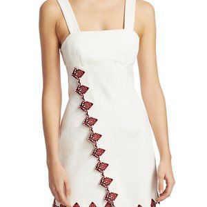 NWT Derek Lam 10 Crosby Inia Embroidery Mini Dress